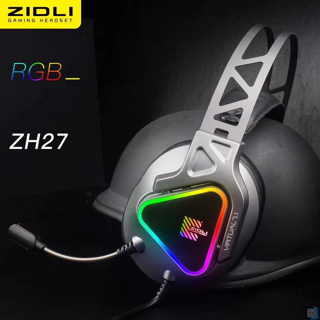 Tai nghe Gaming ZIDLI ZH27 (Real RGB - Sound 7.1) - Hàng Chính Hãng