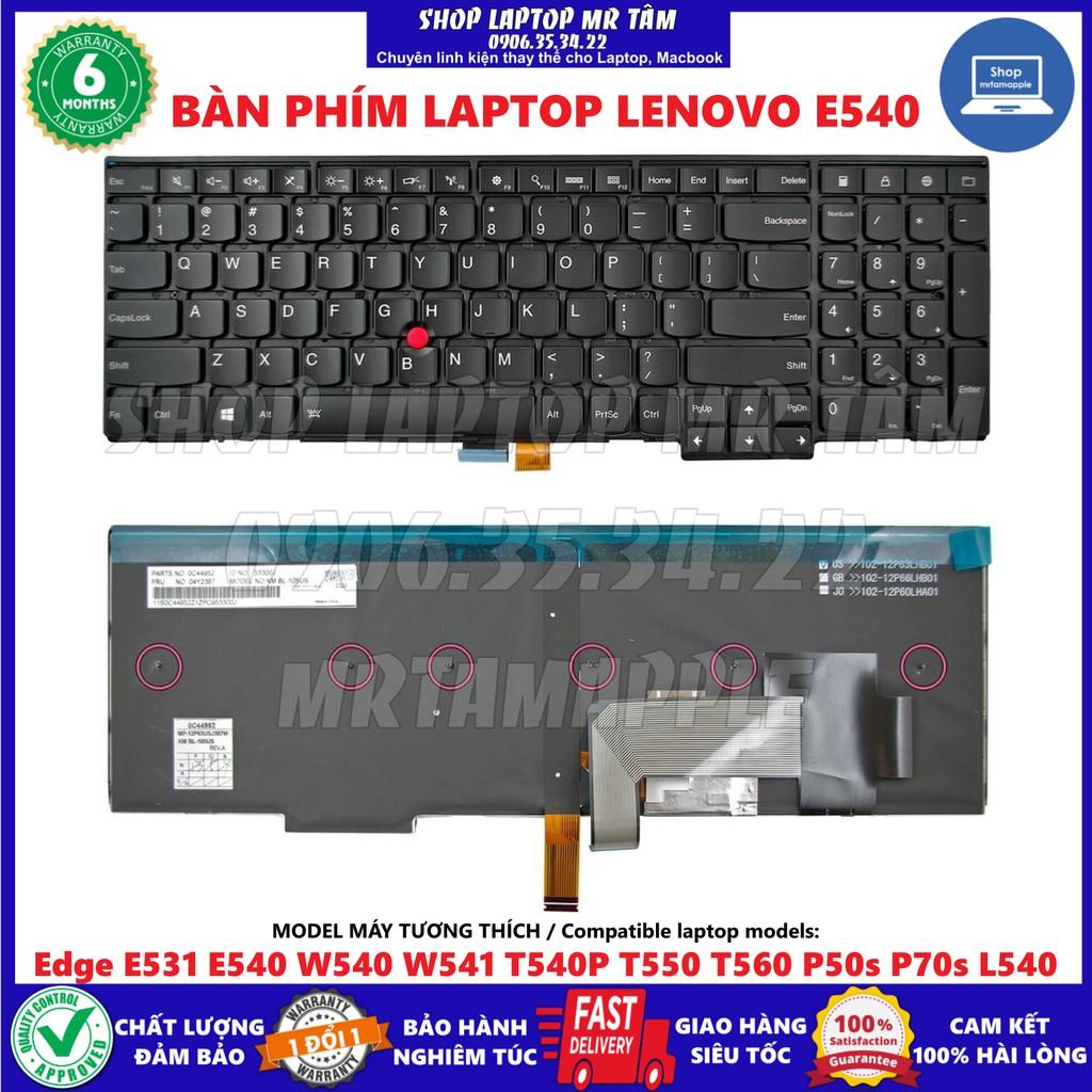 (KEYBOARD) BÀN PHÍM LAPTOP LENOVO E540 dùng cho Edge E531 E540 W540 W541 T540P T550 T560 P50s P70s L540