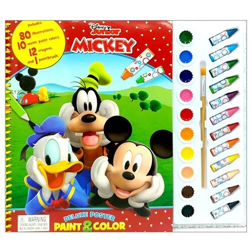 Disney Mickey Deluxe Poster Paint &amp; Color