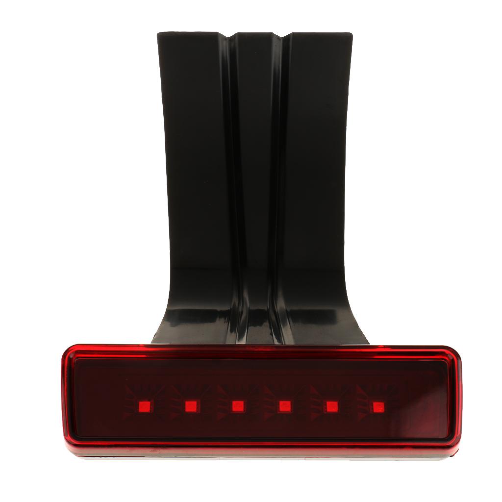 3rd Brake Red LED Light Red Lens Black Bracket for 07-17 Jeep JK Wrangler