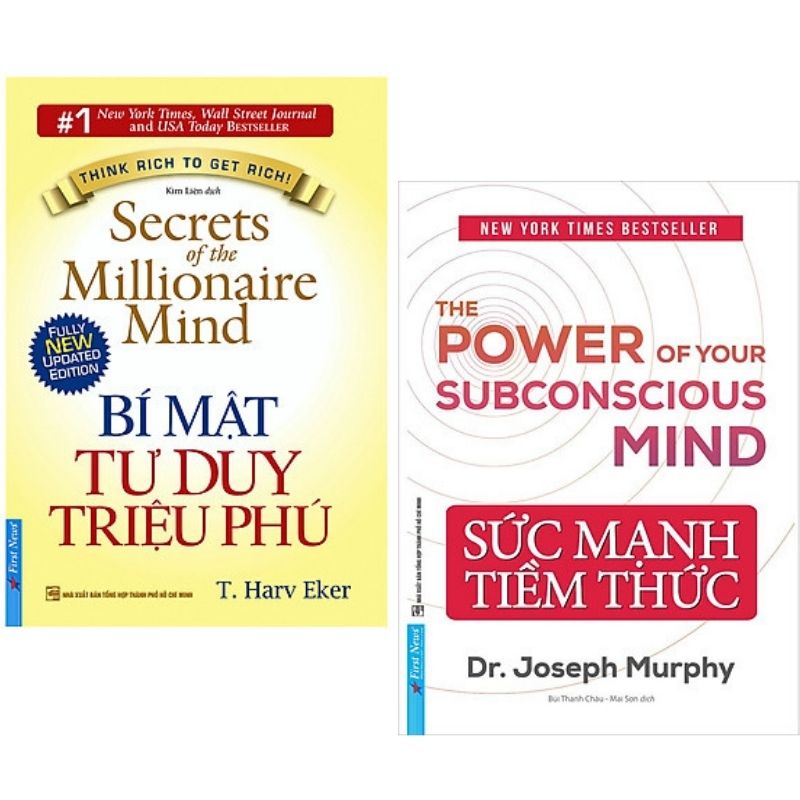Combo Bí Mật Tư Duy Triệu Phú - Sức Mạnh Tiềm Thức Tái Bản