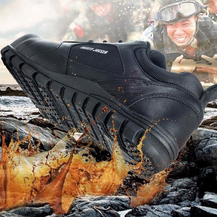 Giày Bảo Hộ Safety Jogger Komodo Siêu Nhẹ, Da Thật Chống Thấm Nước, Chống Tĩnh Điện ESD, Chống Va Đập