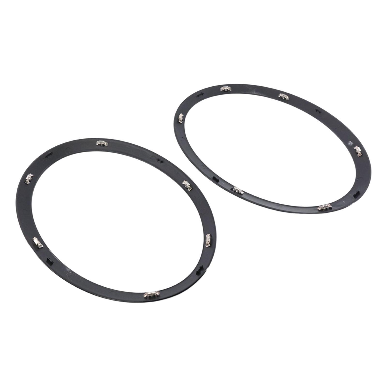 Scratch Headlight Chrome Headlight Surround ,Direct Replaces Spare Parts, Durable Accessory, Headlight Bezel
