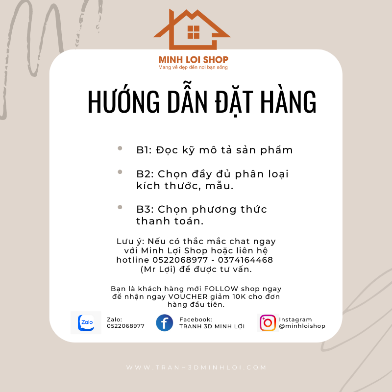 Tranh Phật Di Lặc phong thủy phát tài may mắn TẶNG KÈM ĐINH TREO PDL010