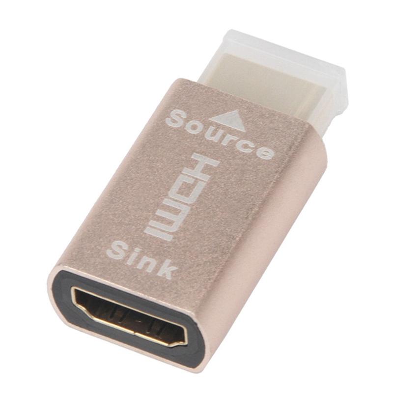 Bộ giữ tín hiệu màn hình khóa tương thích với HDMI Bộ điều hợp ảo KVM HDMI2.0 Đầu cắm giả EDID DDC cho Trình mô phỏng hiển thị Lên đến 3840X2160