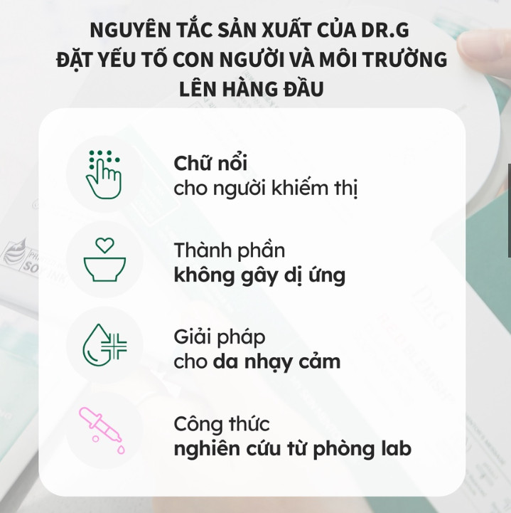 Kem chống nắng thuần vật lý cho da nhạy cảm Dr.G Green Mild Up Sun+ SPF50+PA++++ 50ml