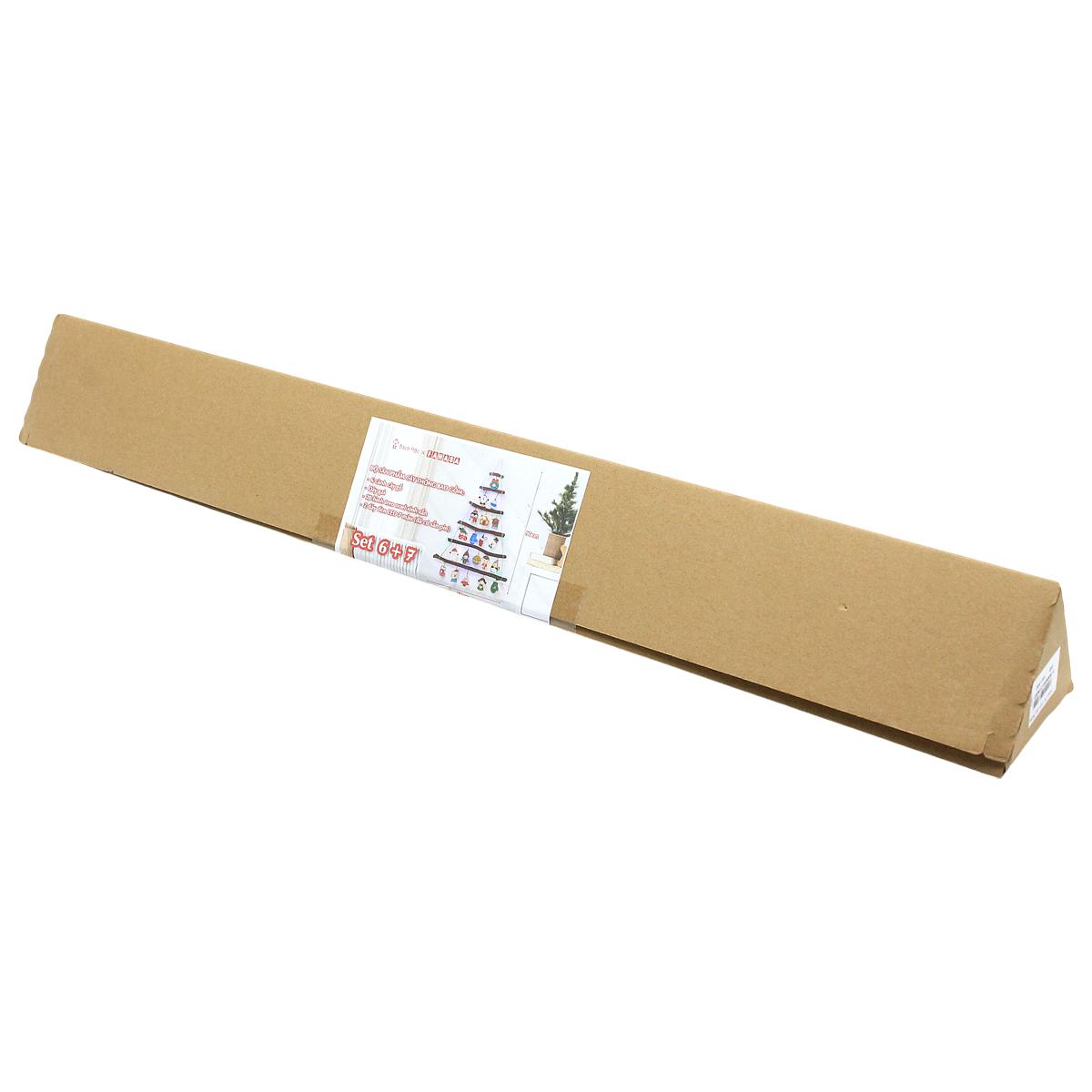 Dây Treo Hình Gỗ Cây Thông Trang Trí Giáng Sinh - Bách Mộc - Set 5