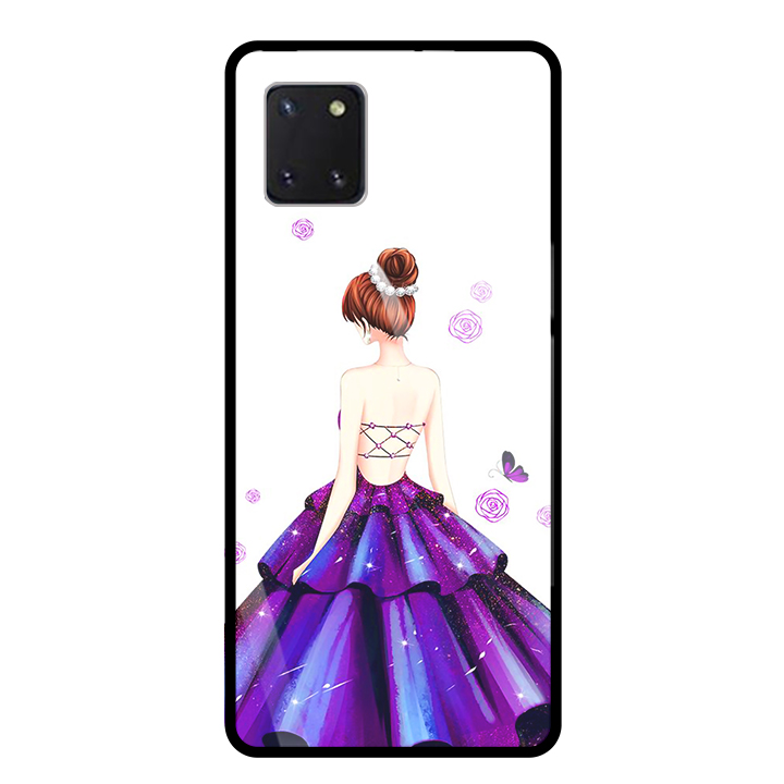 Ốp Lưng Kính Cường Lực Cho Điện Thoại SAMSUNG GALAXY NOTE 10 LITE – 0100 GIRL06 – Hàng Chính Hãng