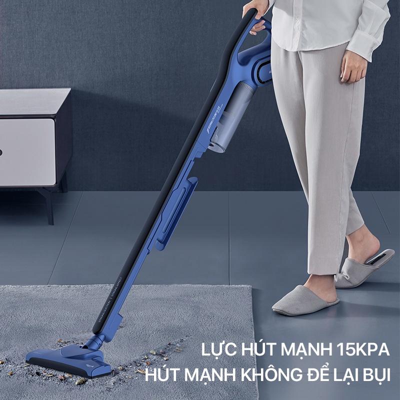 Máy Hút Bụi Cầm Tay Deerma DX810 Công suất: 600W, lực hút 15000pa - Hàng chính hãng