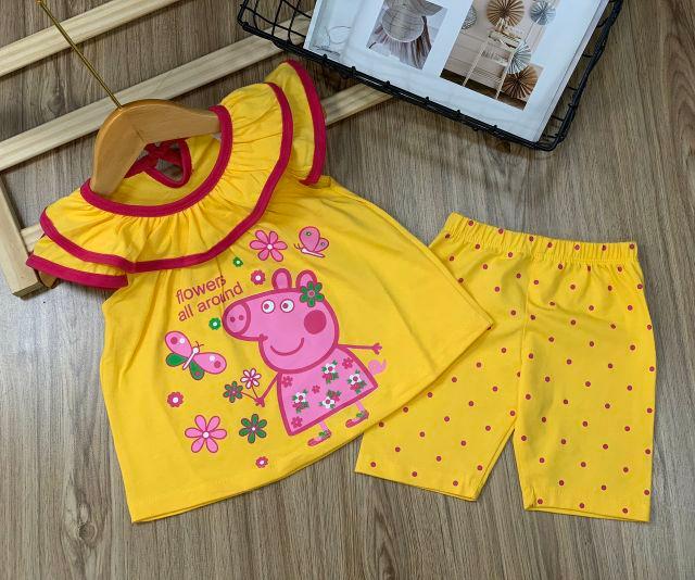 Bộ lửng cực dễ thương cho bé gái - Đồ bộ trẻ em