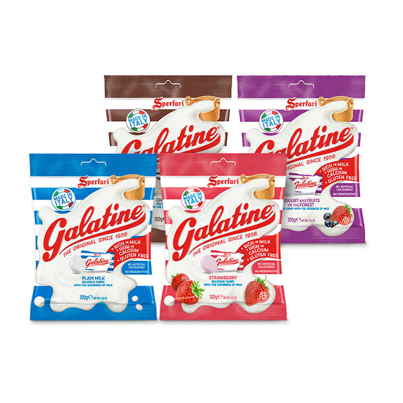 Combo siêu tiết kiệm kẹo sữa Galatine 100G 4 vị