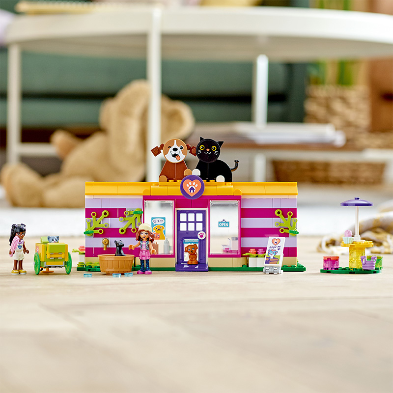 Đồ Chơi LEGO FRIENDS Tiệm Cà Phê Thú Cưng Dễ Thương 41699