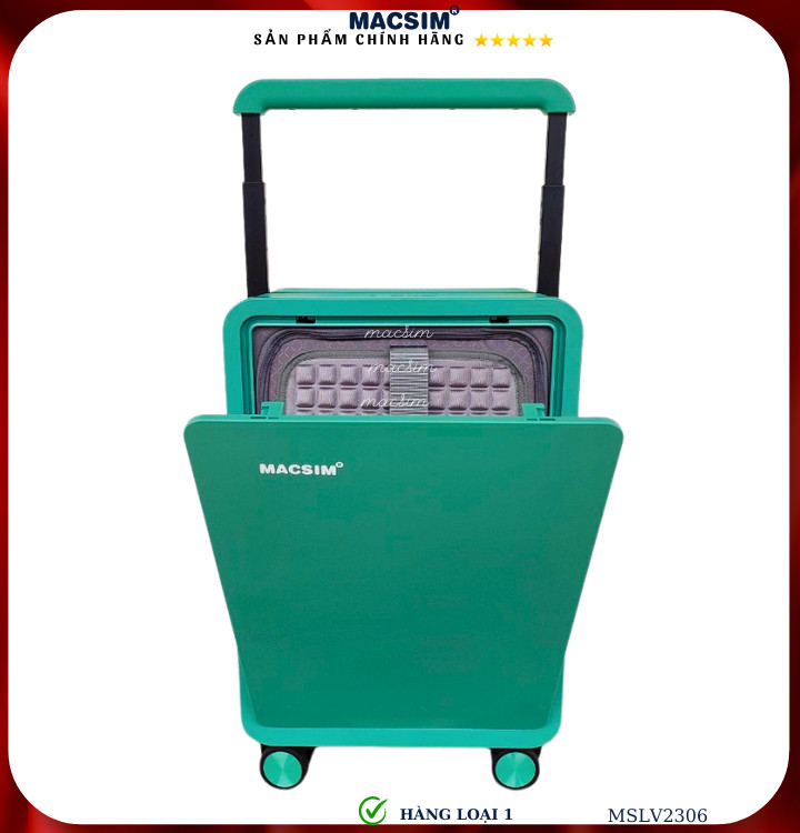 Vali cao cấp Macsim SMLV2306 cỡ 20 inch màu xanh (green)- Hàng loại 1