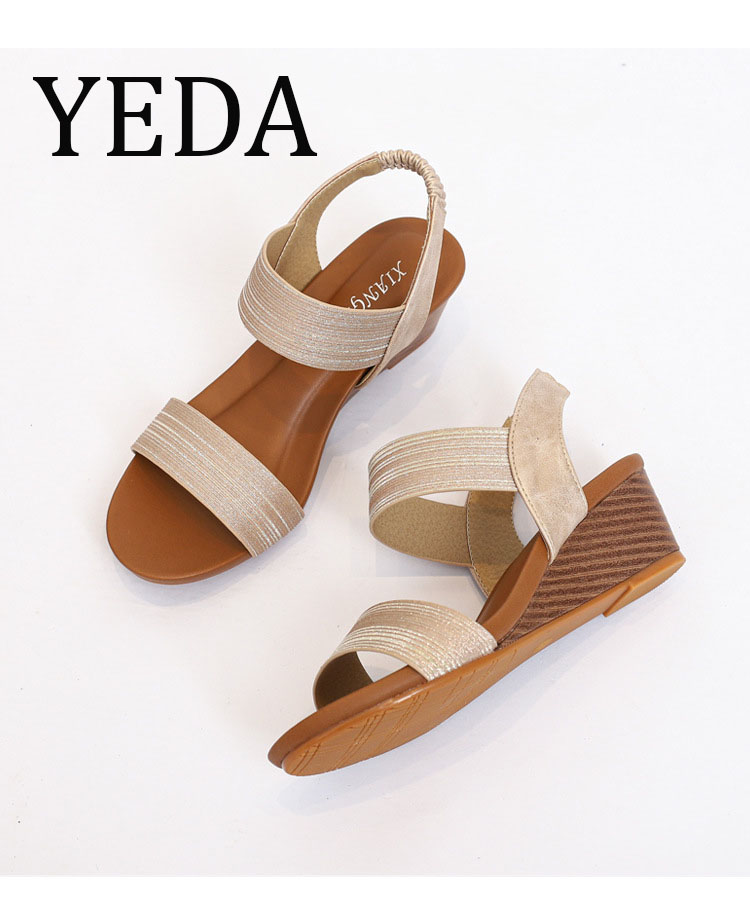 Giày quai ngang nữ giày sandals nữ dép quai hậu nữ cao 5 cm - 1418