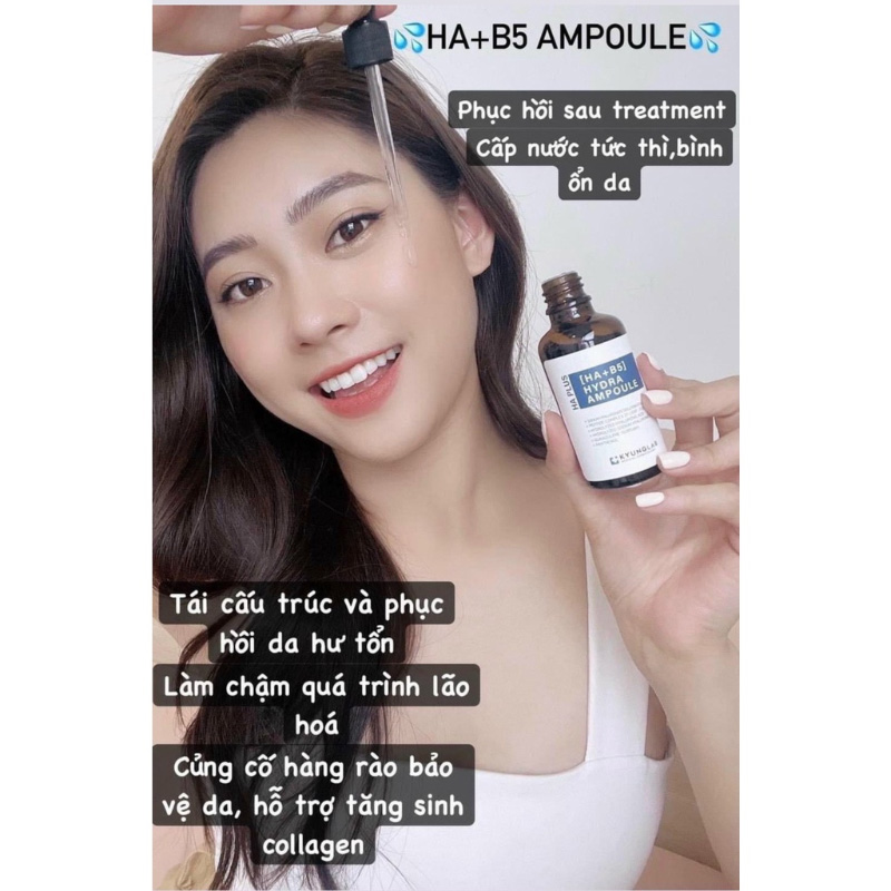 Tinh Chất Hỗ Trợ Căng Bóng Da Kyung Lab HA Plus Hydra Ampoule 50ml