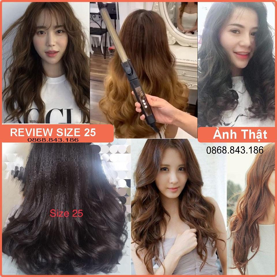 Máy uốn tóc xoăn lọn cao cấp Hàn Quốc KOREMI NA-886 Chỉnh nhiệt chuẩn salon tóc xoay trục 360 độ