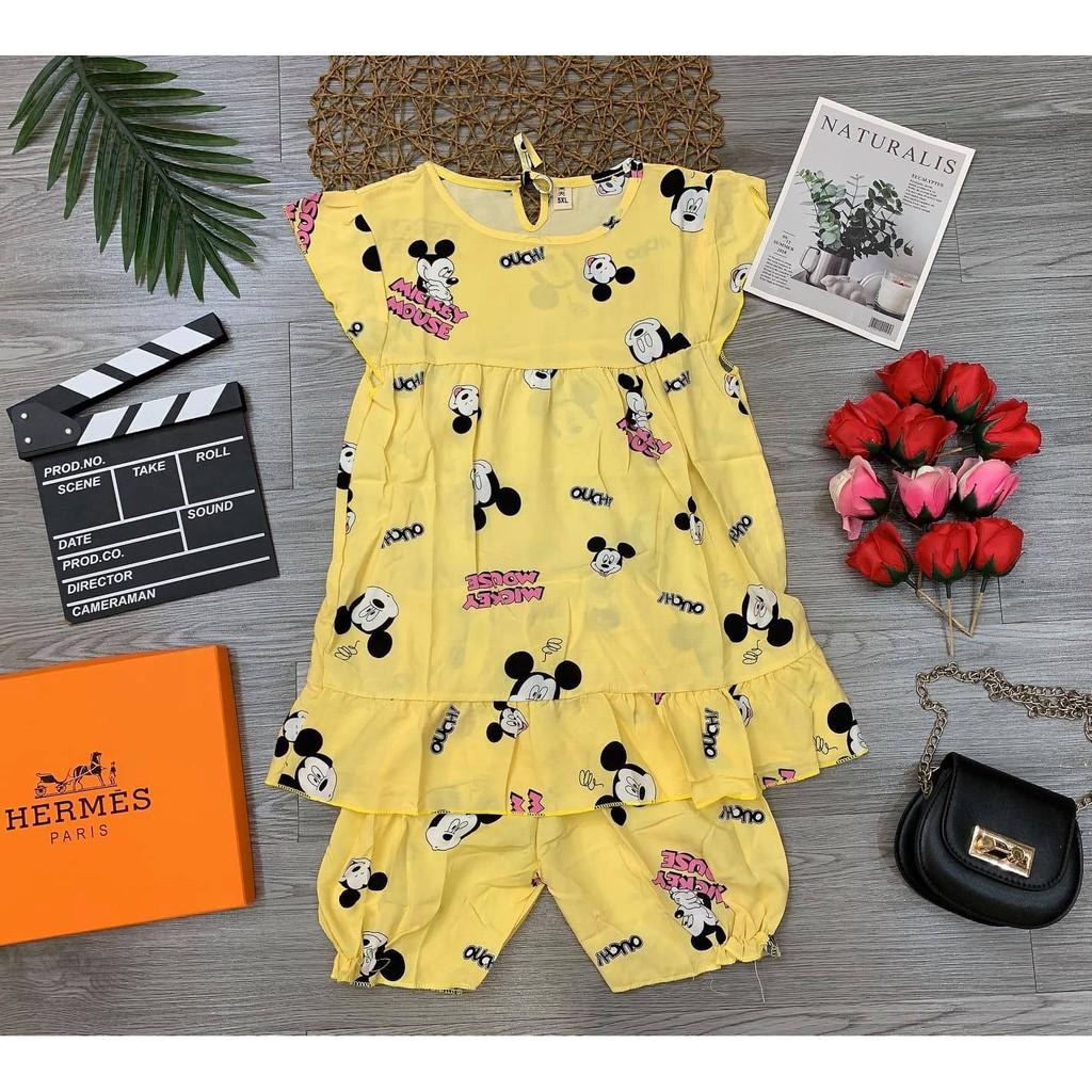 Bộ lanh size đại cho bé gái từ 20-40kg