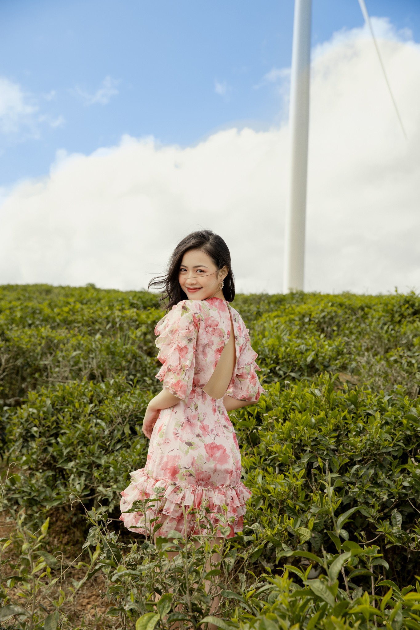 OLV - Đầm Cerise Floral Dress