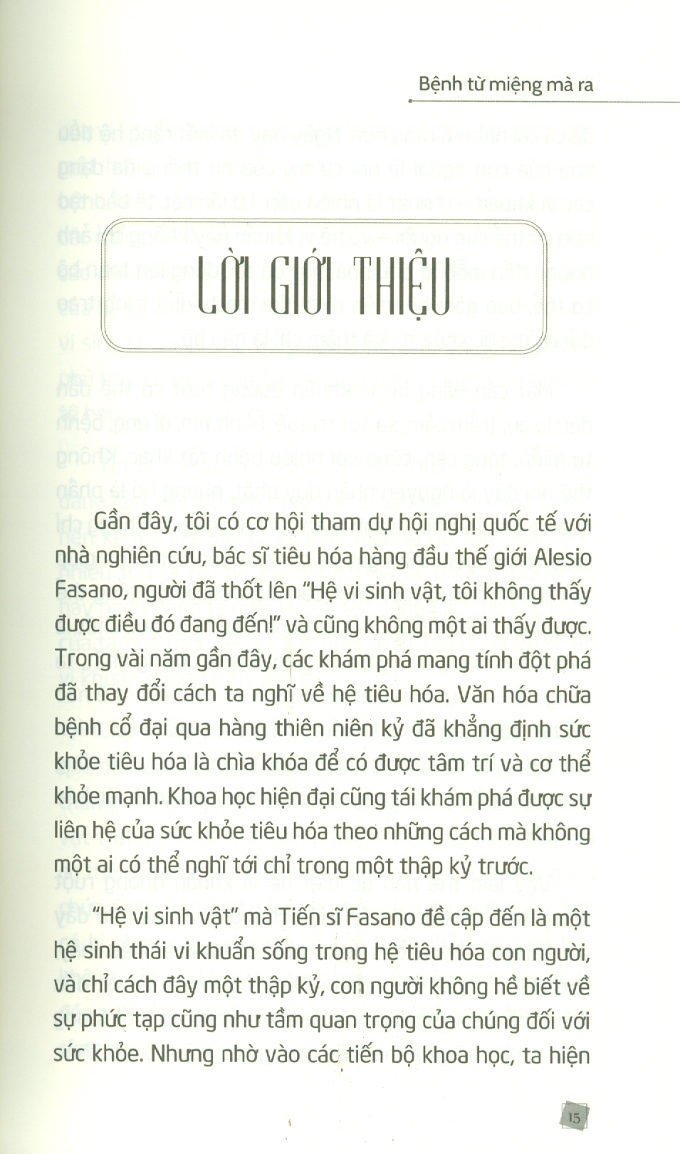 BỆNH TỪ MIỆNG MÀ RA - 5 BƯỚC ĐỂ CÓ HỆ TIÊU HÓA KHỎE MẠNH - VL