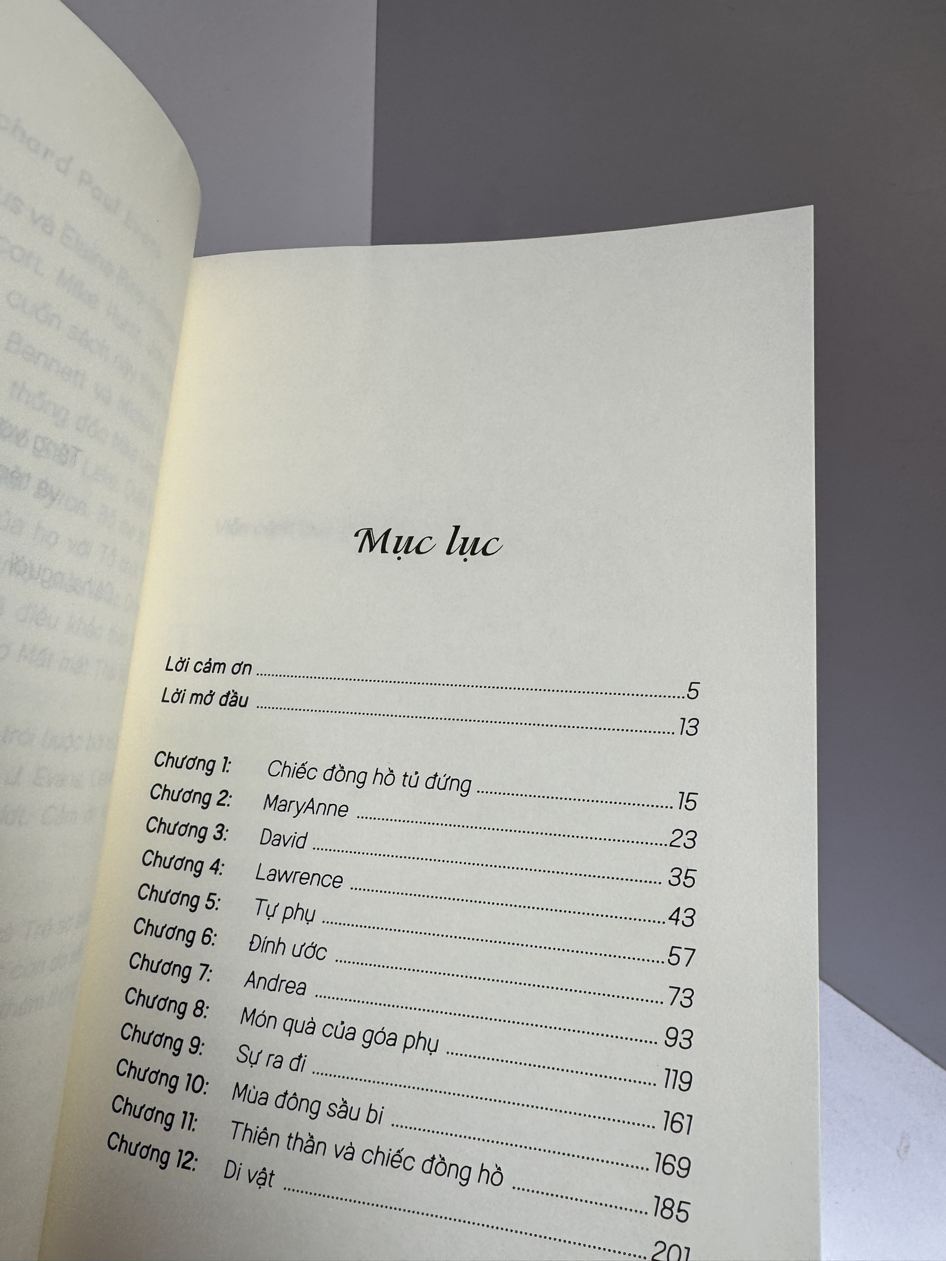 ĐỒNG HỒ – Richard Paul Evans - Giang Hồ dịch – Nhã Nam – NXB Văn học