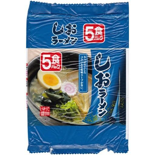 Mì ăn liền ramen vị nước tương , vị thịt heo , vị muối , vị miso 83g x5