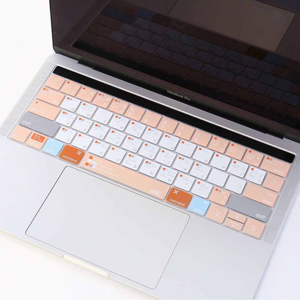 Phủ phím hướng dẫn phím tắt JRC Easy Style Orange cho Macbook đủ size- Hàng chính hãng