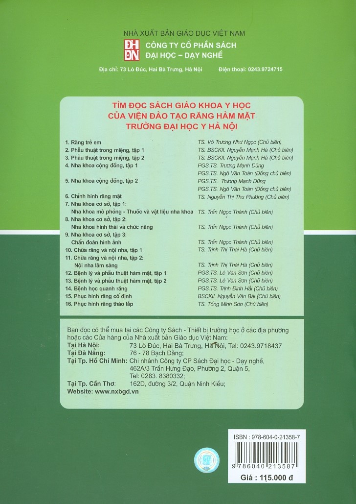 Nha Khoa Cơ Sở - Tập 1 - Nha Khoa Mô Phỏng Thuốc Và Vật Liệu Nha Khoa