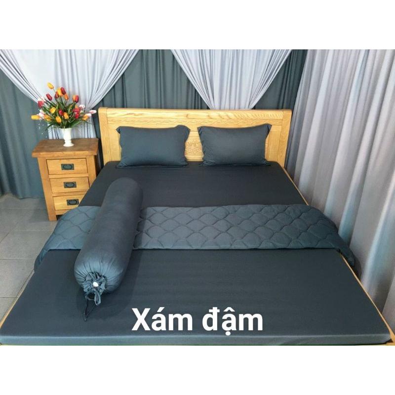Bộ Ga Thun Lạnh Thành Cao 30cm, Bộ Ga Thun Lạnh Hàn Quốc 4 món