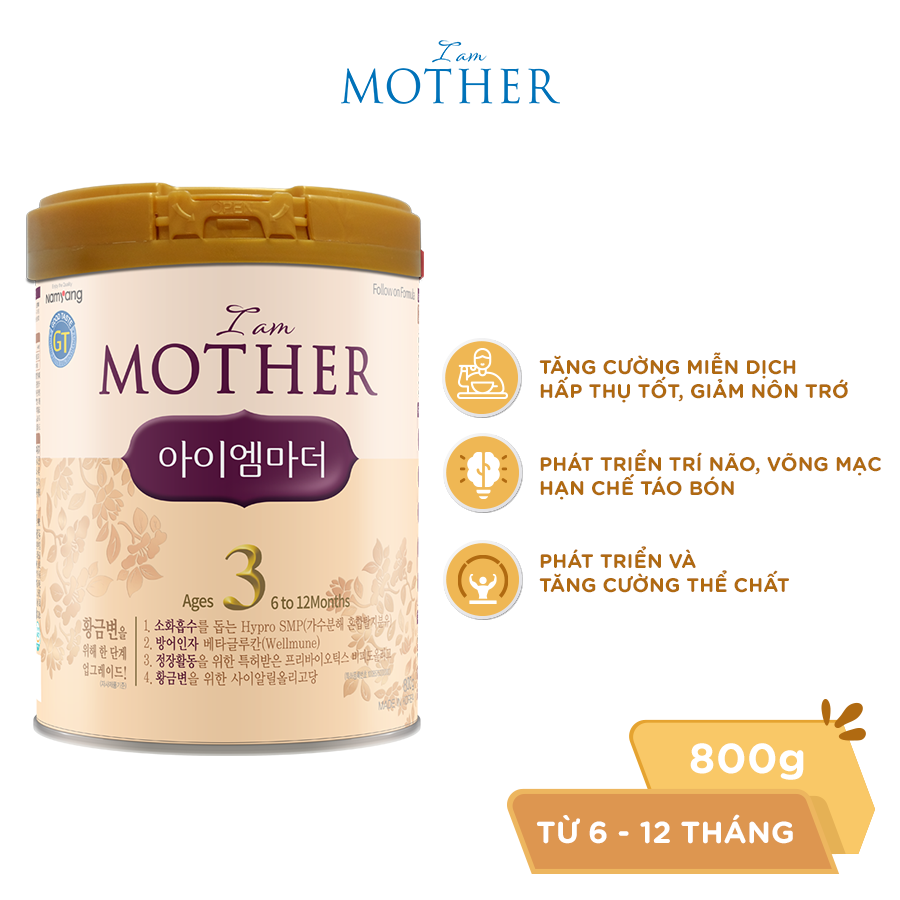 [DATE T7/24] Sữa Bột Namyang I Am Mother 3 800g