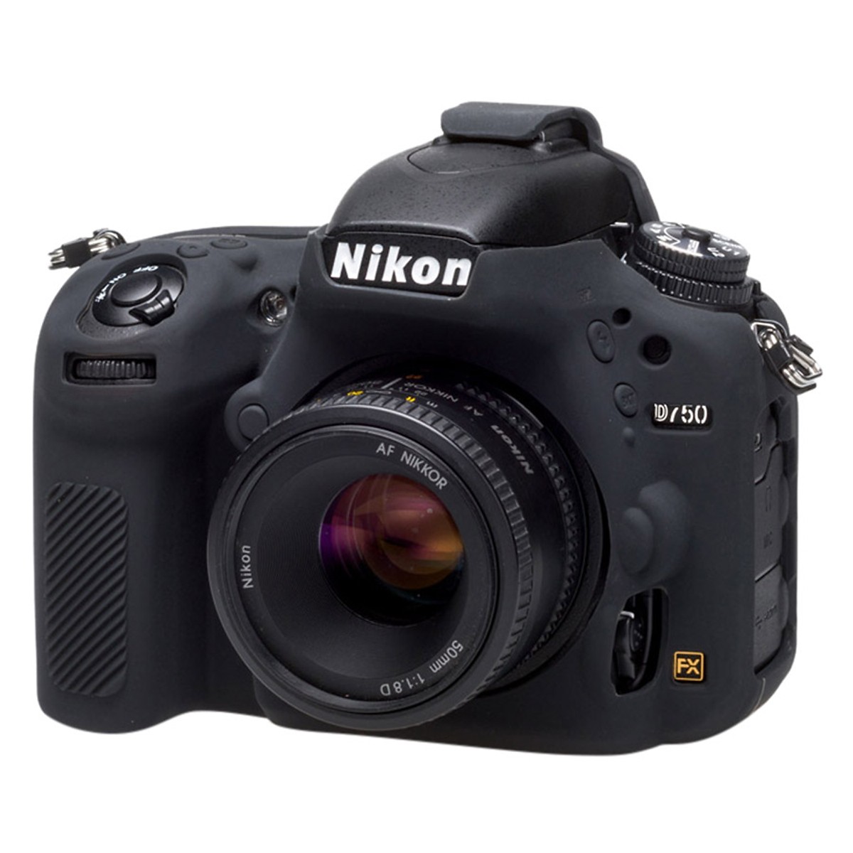 Bao Silicon Bảo Vệ Máy Ảnh Cover Cho Nikon D750 Đen