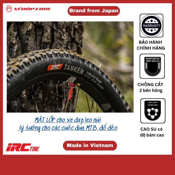 Lốp Xe Đạp MTB Nhật Bản TANKEN