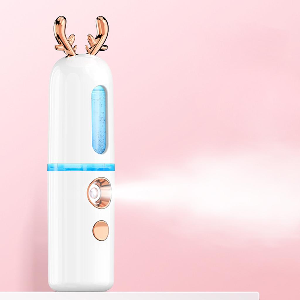 Máy Phun Sương Cấp Ẩm Cầm Tay Có Cổng USB Giúp Dưỡng Ẩm Da Mặt
