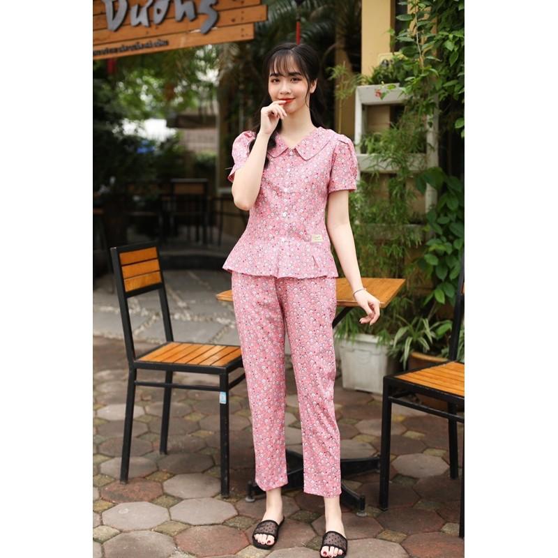 Đồ bộ mặc nhà nữ, quần áo mặc nhà, quần áo nữ, bộ quần áo mặc nhà nhẹ nhàng đẹp