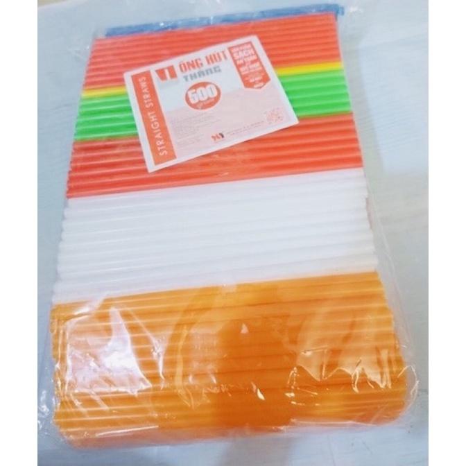 Ống hút nhựa thẳng phi 6 dài 21cm