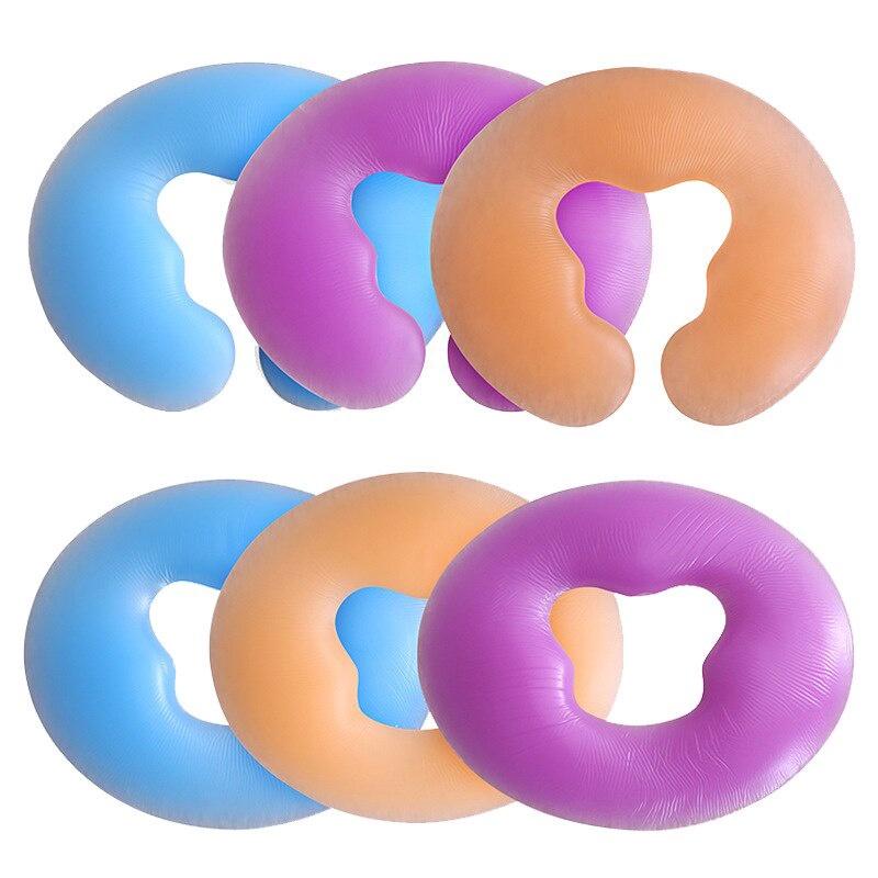 Gối silicon spa chữ U thủy liệu pháp đệm gel đắp mặt tựa massage toàn thân đệm nôi đệm salon mềm đệm chăm sóc sắc đẹp DFA