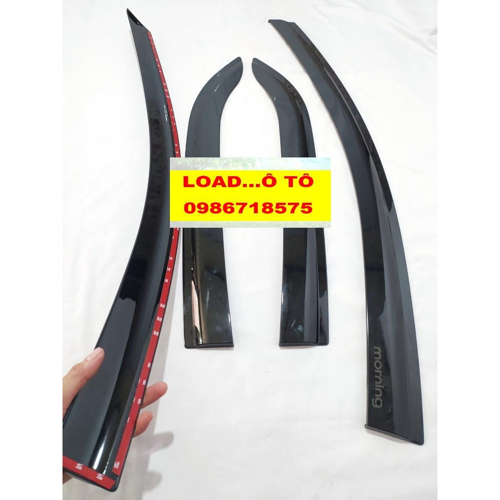 Vè che mưa Xe KIA Morning 2013-2020 nhựa ABS cao cấp, Có Trang Bị Sẵn Keo Dán 3M