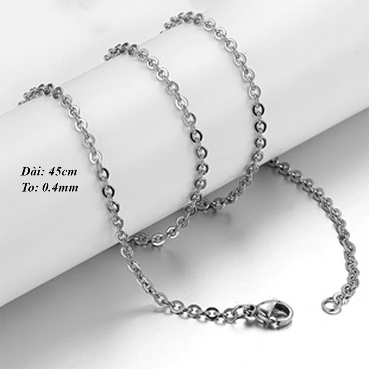 Dây chuyền nữ hoa 2 cánh đính đá ver2 WDC208