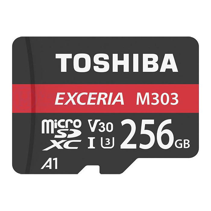 Thẻ Nhớ MicroSDXC Toshiba Exceria M303 256GB UHS-I U3 4K V30 A1 R98MB/s W65MB/s - Hàng Chính Hãng