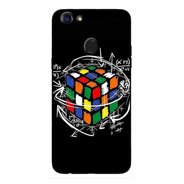 Ốp lưng in cho Oppo F7 Rubik Toán Học
