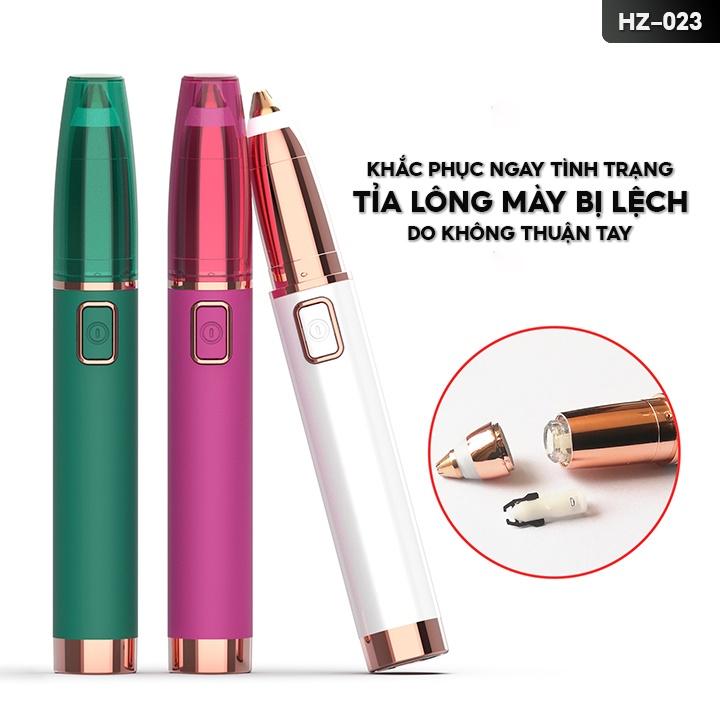 Bút Tỉa Lông Mày Đa Năng Bằng Pin Sạc Tiện Lợi Tạo Hình Lông Mày Theo Ý Thích HZ-023