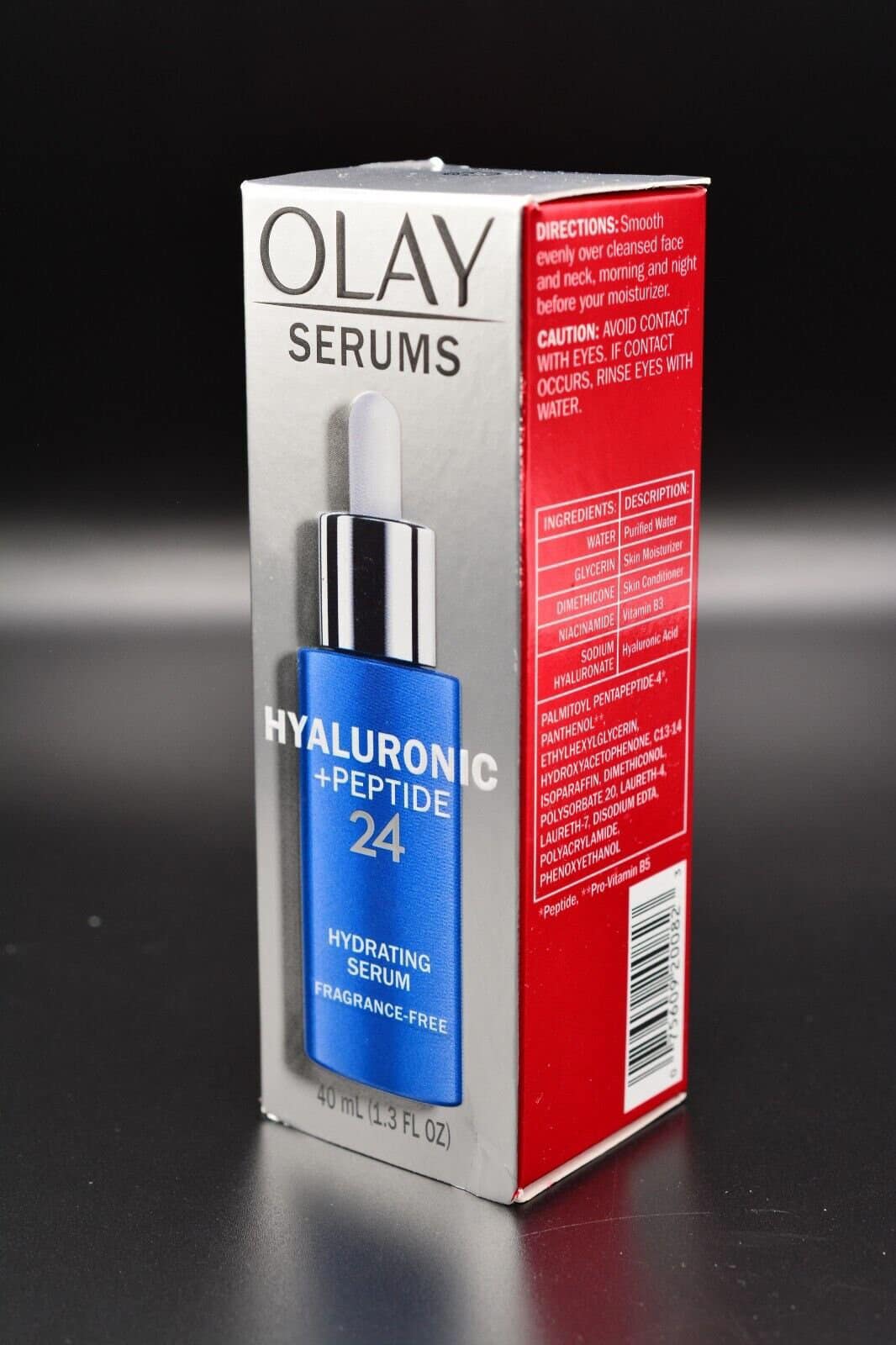 Serum Olay Serums Hyaluronic + Peptide 24 Hydrating 40ml - bản mỹ