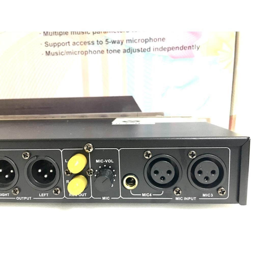 Vang Cơ FX9 PLus Có Chống Hú Tốt. Kết Nối Quang Học OPTICAL, BLUETOOTH, USB, AUX1,AUX2..
