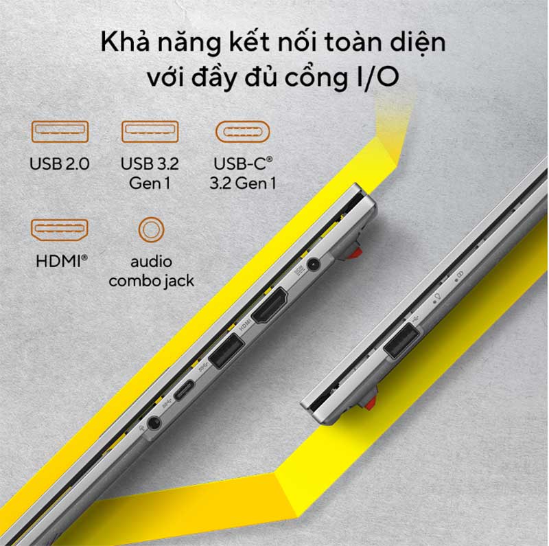 Laptop Asus Vivobook Go 14 E1404FA-NK177W - Hàng Chính Hãng
