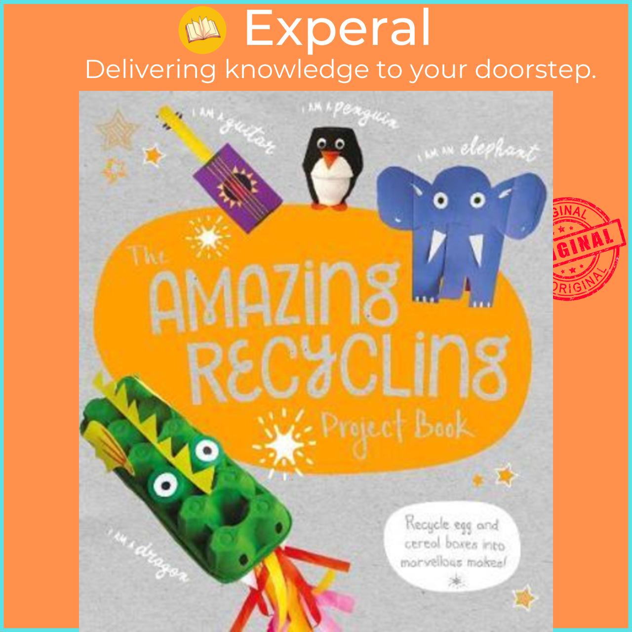 Sách - The Amazing Recycling Project Book : Recycle egg and cereal boxes into m by SARA STANFORD