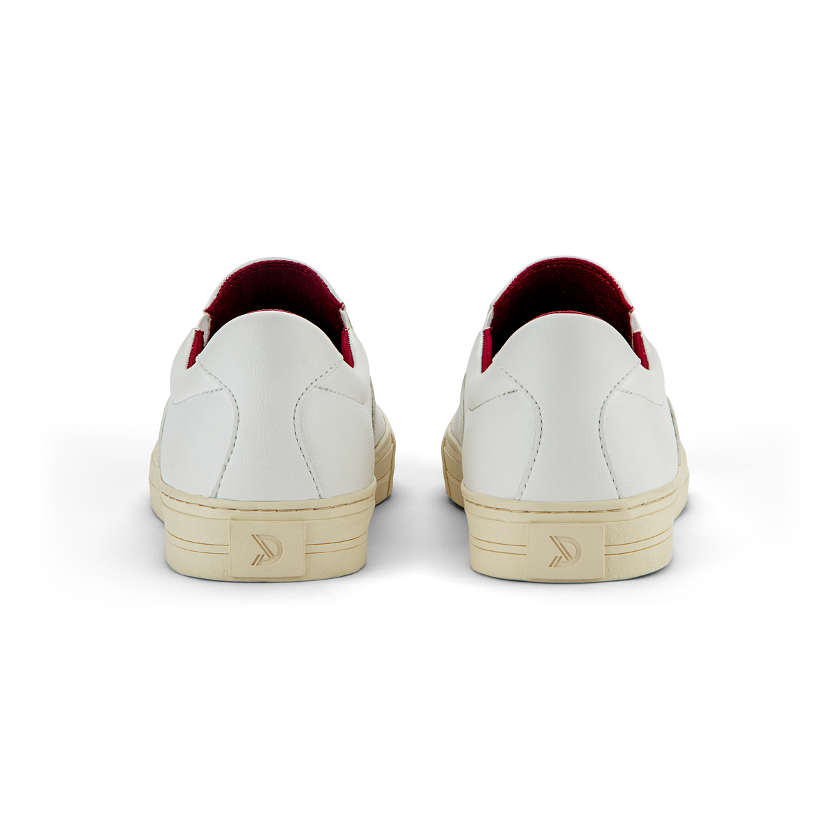 Giày Lười Da Unisex DINCOX C38 Đơn Giản Thanh Lịch Slip on White