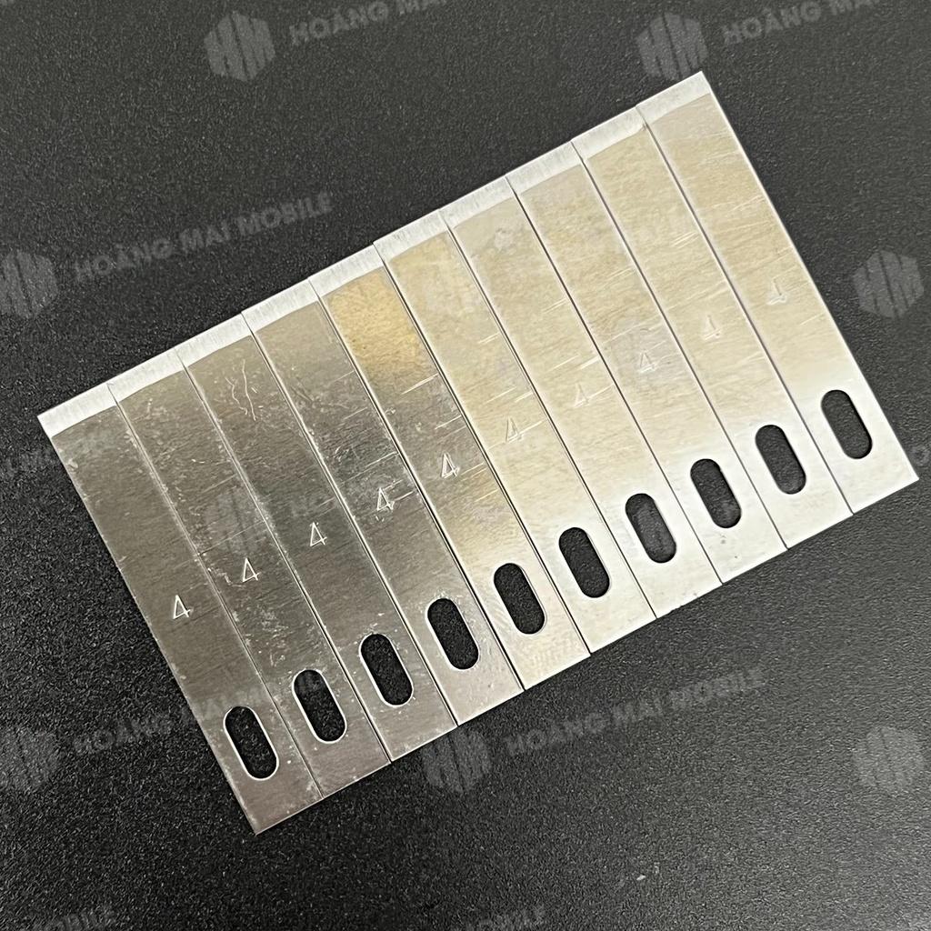 Lưỡi dao số 4 đầu bằng cạo keo, cậy lưng