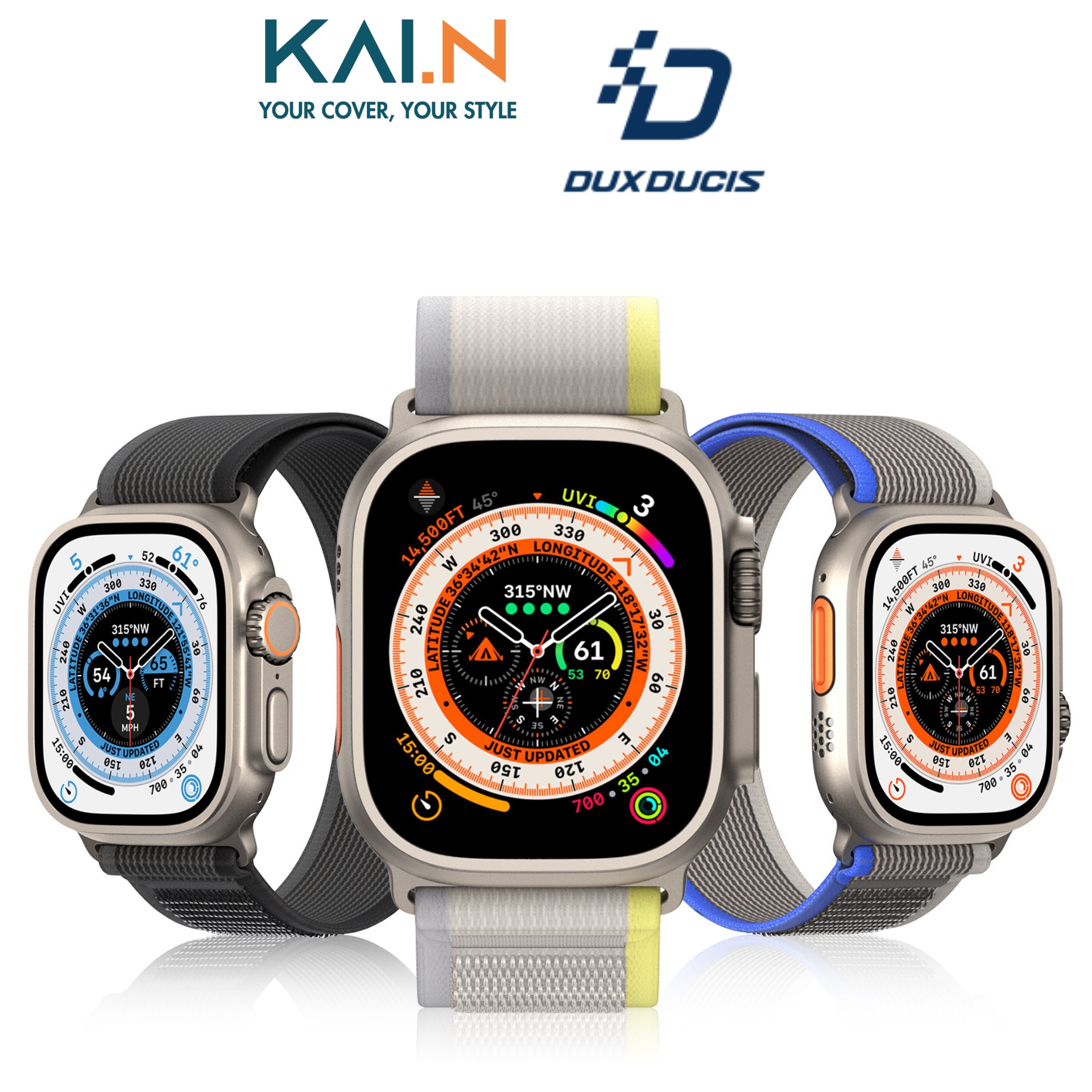Dây Đeo Thay Thế Dux Ducis_YJ Series Dành Cho Apple Watch Ultra / Apple Watch Series 8/7/6/5/4/3/2/1/SE/SE2022 - HÀNG CHÍNH HÃNG