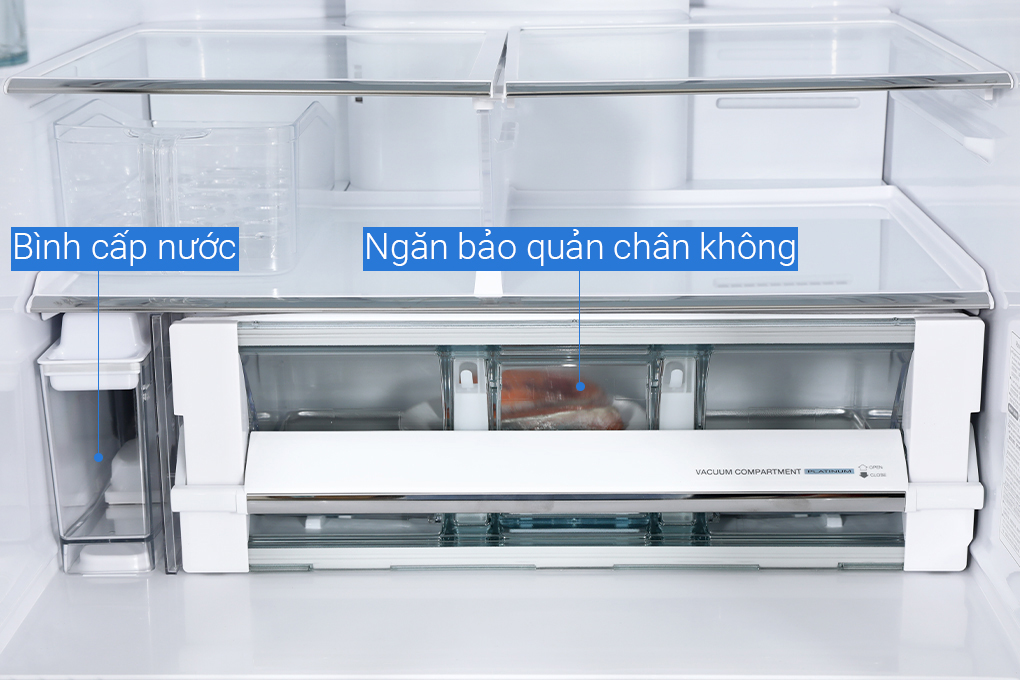 Tủ lạnh Hitachi Inverter 540 lít R-HW540RV(X) - Hàng chính hãng - Chỉ giao HCM