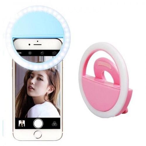 Đèn led selfie kẹp điện thoại, chụp hình quay phim, livestream