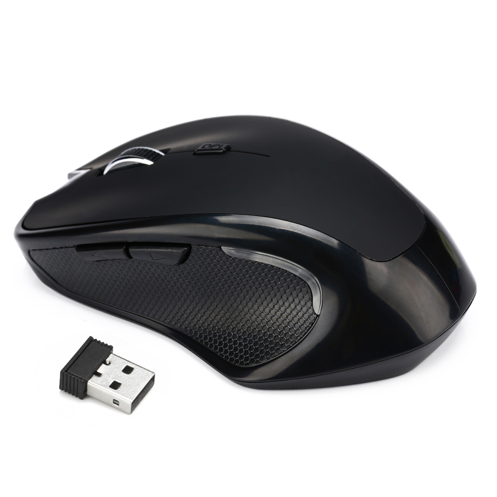 Chuột Quang 2400DPI / CPI 6d Không Dây 2.4GHz Bộ Thu USB Cho Mac PC Máy Tính Xách Tay Văn Phòng Tại Nhà